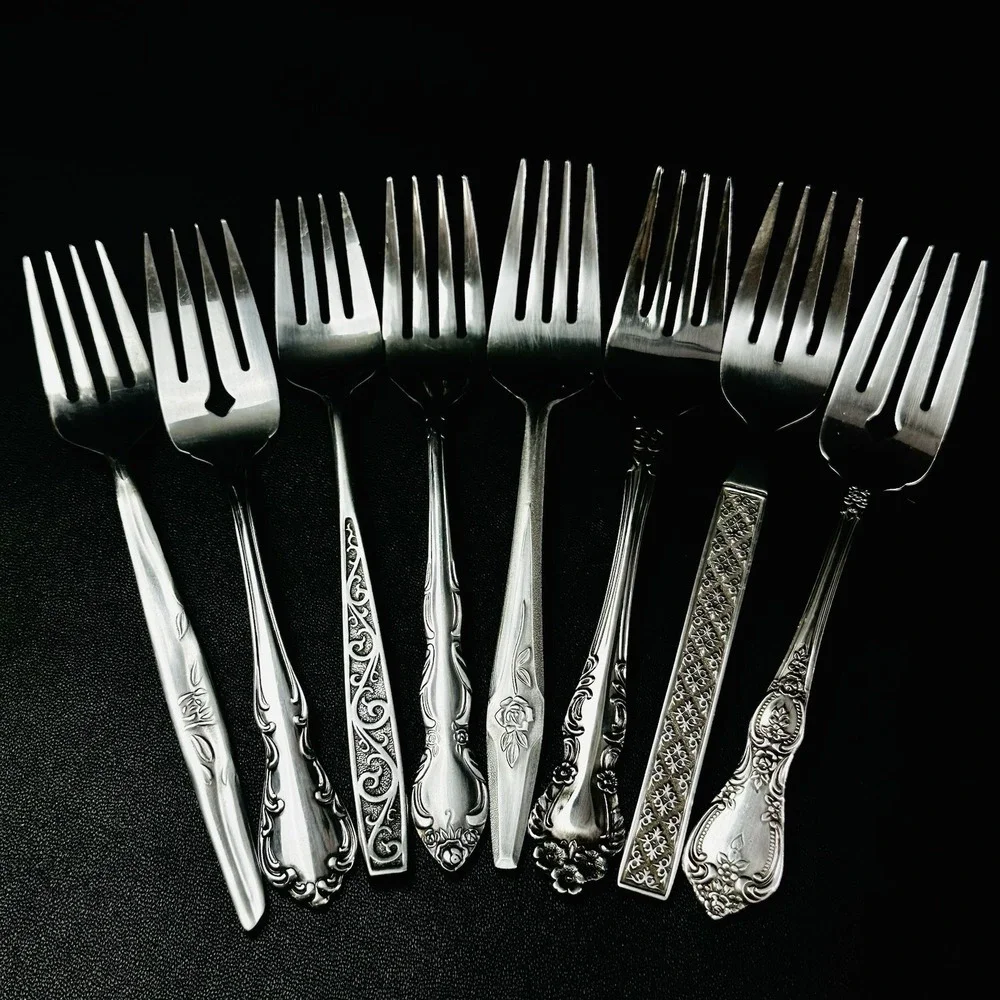 40 Vtg Stainless Flatware Mismatched Japan EKCO National Interpur Oneida Mixed